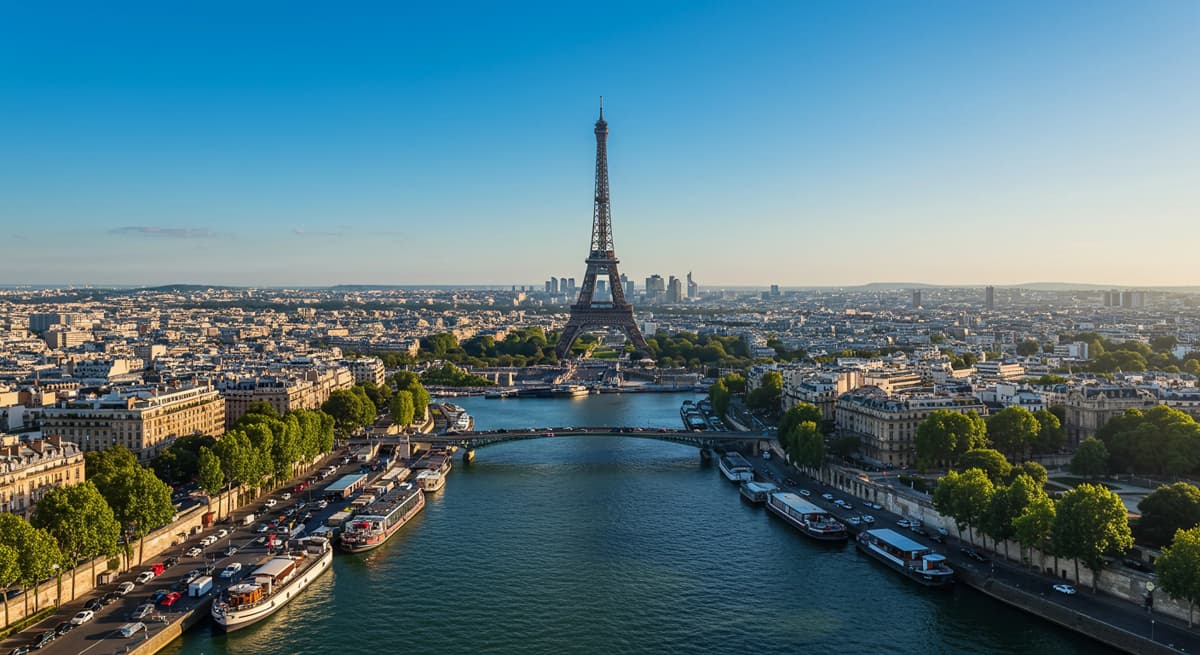 Eiffel and Seine River 5