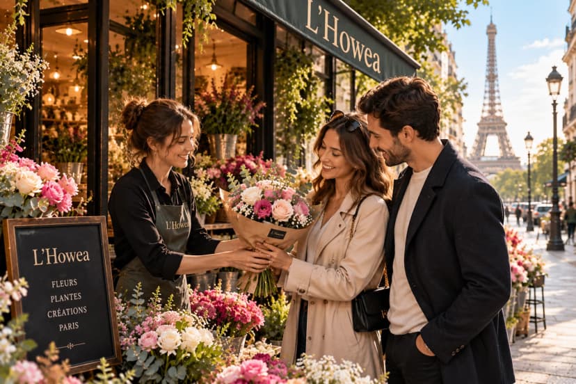Love and Flowers in Paris